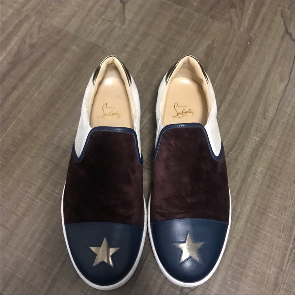 Christian Louboutin slip ons